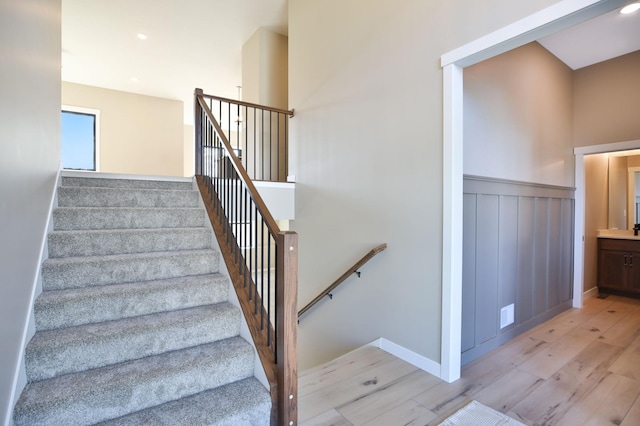 1504 14th Ave NE, Kasson, MN 55944 - stairway with wood finished floors