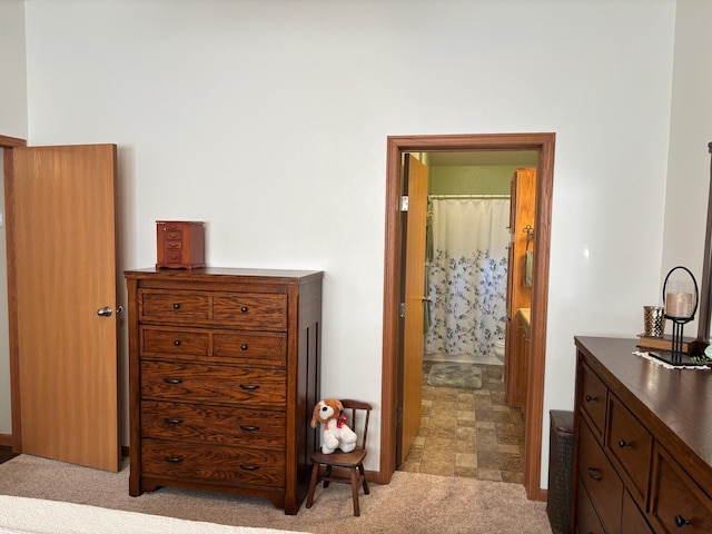 154 Pond Dr, Jackson, MN 56143 - bedroom featuring light carpet