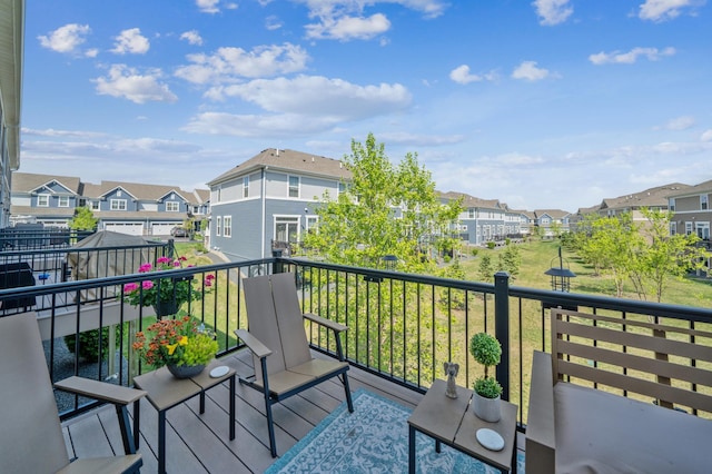 4271 Corn Silk Ln, Woodbury, MN 55129 - balcony with a residential view