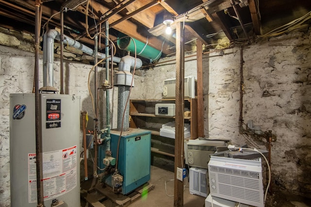 311 Prairie St, Lake City, MN 55041 - utility room featuring gas water heater and a heating unit