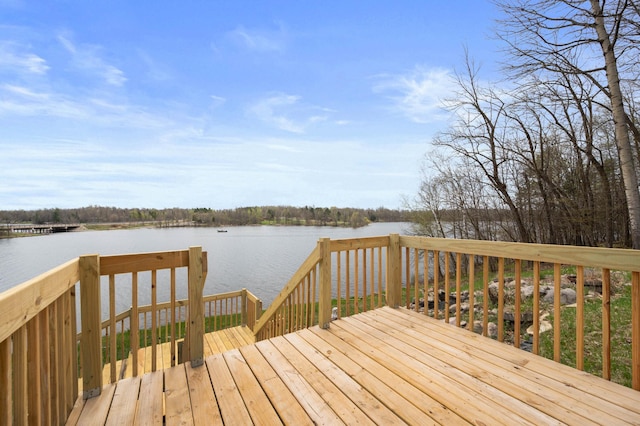 16227 Bay Dr, Pengilly, MN 55775 - deck with a water view
