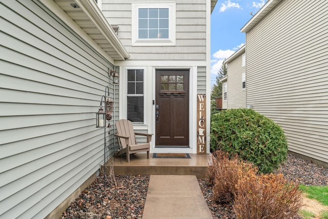 view of property entrance