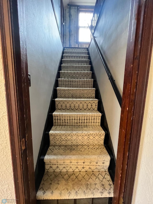 view of staircase