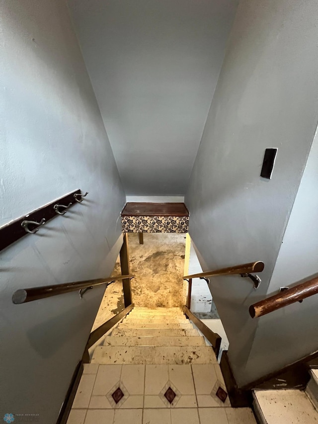 view of staircase