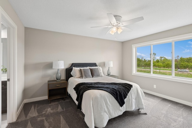 5323 177th St W, Lakeville, MN 55044 - carpeted bedroom featuring baseboards and a ceiling fan