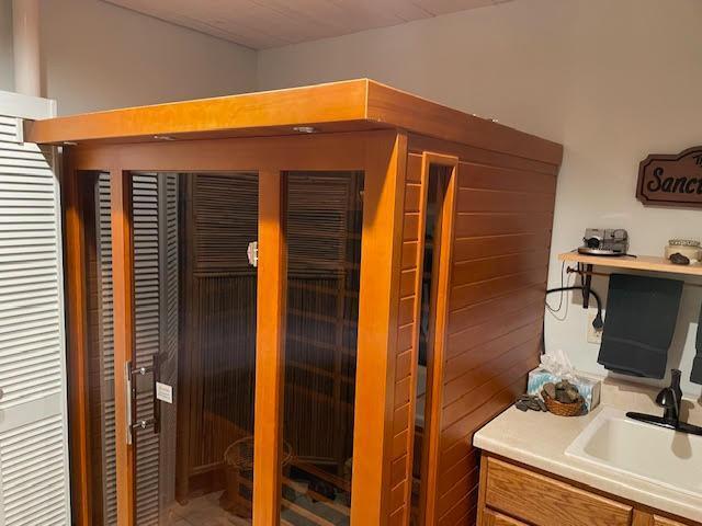 interior space featuring a sink