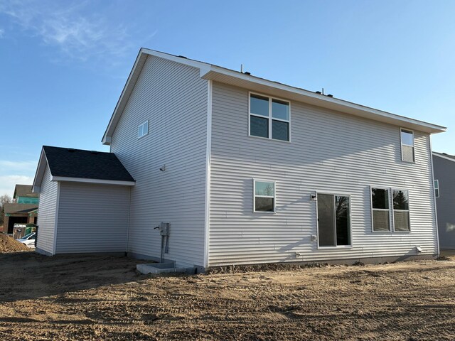 view of rear view of property