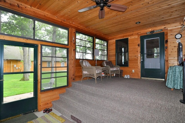 10179 Mounds Point Dr NW, Leech Lake Twp, MN 56633 - view of sunroom / solarium