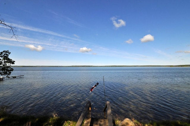 10179 Mounds Point Dr NW, Leech Lake Twp, MN 56633 - dock featuring a water view