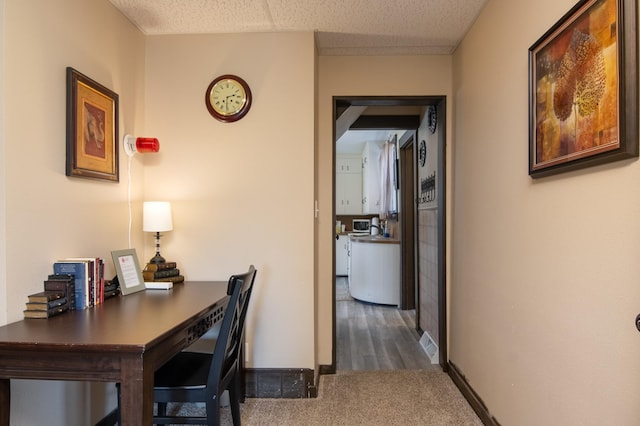 314 High St, Lake City, MN 55041 - home office featuring carpet floors and baseboards
