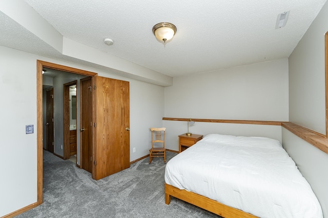 506 6th Pl NE, Byron, MN 55920 - carpeted bedroom with baseboards, a textured ceiling, and visible vents