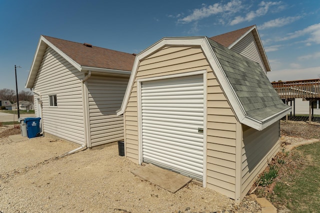 506 6th Pl NE, Byron, MN 55920 - exterior space with roof with shingles and an outbuilding
