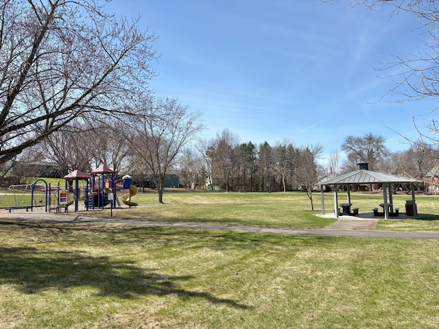 1826 Coolidge Ct, Northfield, MN 55057 - view of property's community featuring playground community, a lawn, and a gazebo