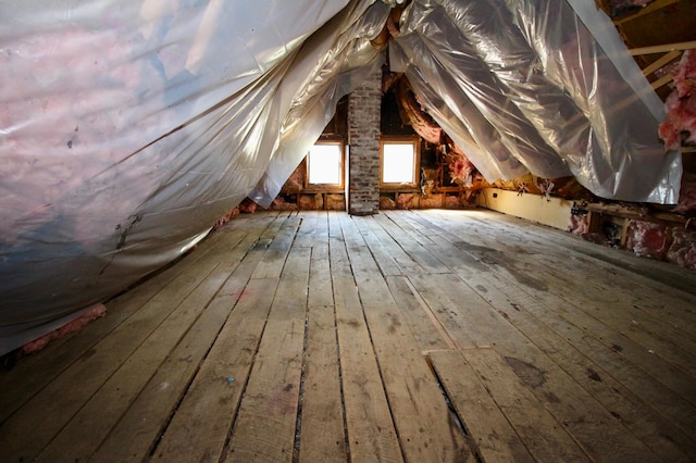 23585 Cross Dr, Deerwood, MN 56444 - view of unfinished attic