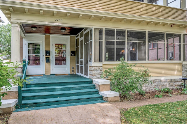 view of property entrance