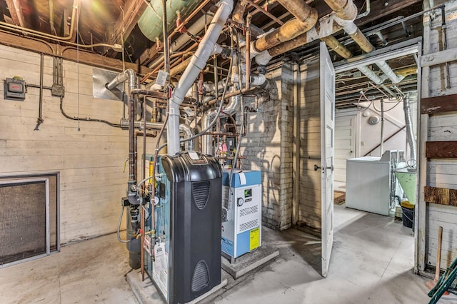 utilities featuring washer and clothes dryer