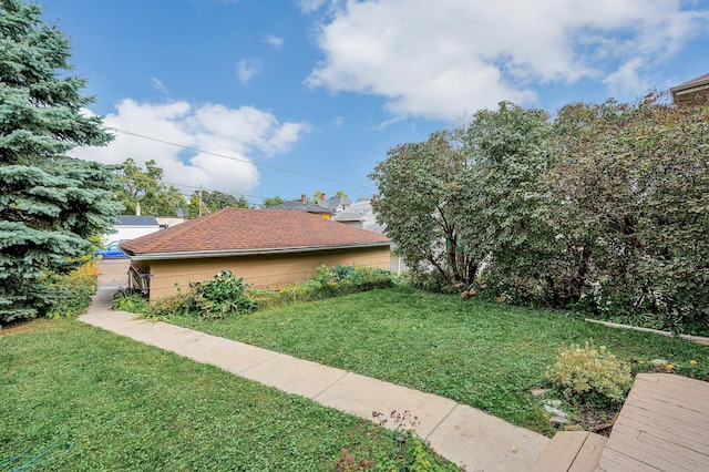 view of home's exterior featuring a lawn