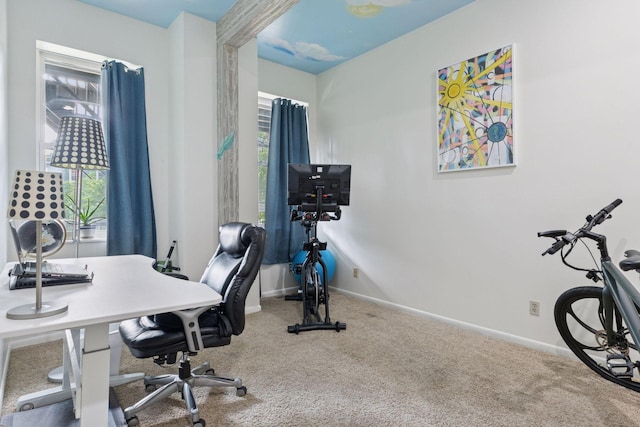231 Arundel St Unit 1, Saint Paul, MN 55102 - office with carpet flooring and plenty of natural light