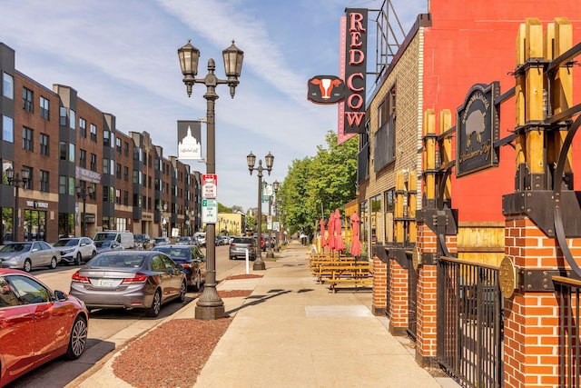 231 Arundel St Unit 1, Saint Paul, MN 55102 - view of asphalt street with street lights and sidewalks