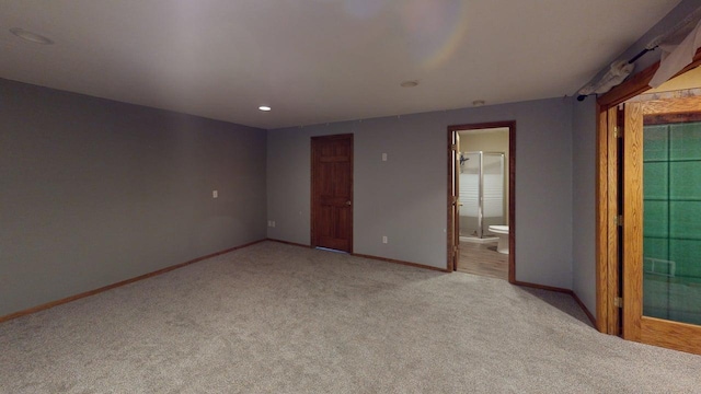 14190 Pineview Dr, Becker, MN 55308 - unfurnished room featuring light colored carpet and recessed lighting