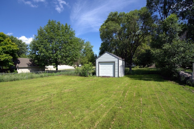 14190 Pineview Dr, Becker, MN 55308 - view of yard with a detached garage and a storage unit