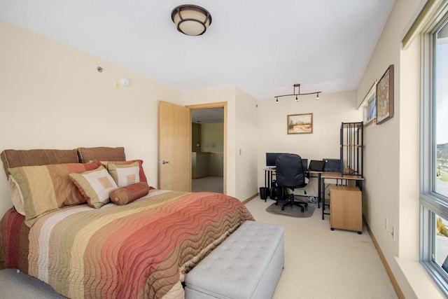 240 Spring St Unit 331, Saint Paul, MN 55102 - bedroom with light colored carpet, baseboards, and multiple windows