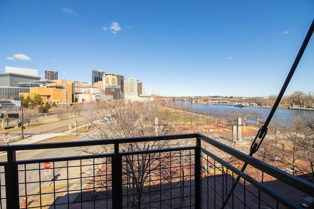 240 Spring St Unit 331, Saint Paul, MN 55102 - balcony featuring a water view and a city view