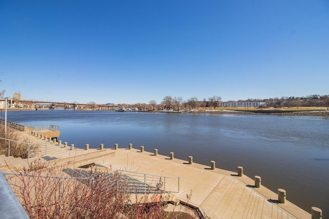 240 Spring St Unit 331, Saint Paul, MN 55102 - dock area with a water view