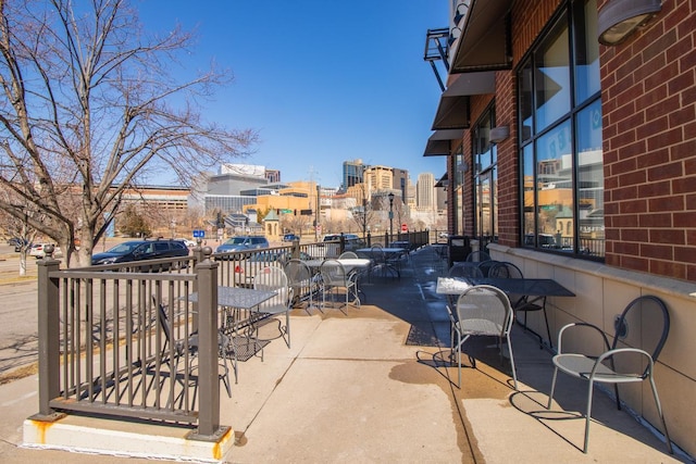 240 Spring St Unit 331, Saint Paul, MN 55102 - view of patio / terrace with outdoor dining space