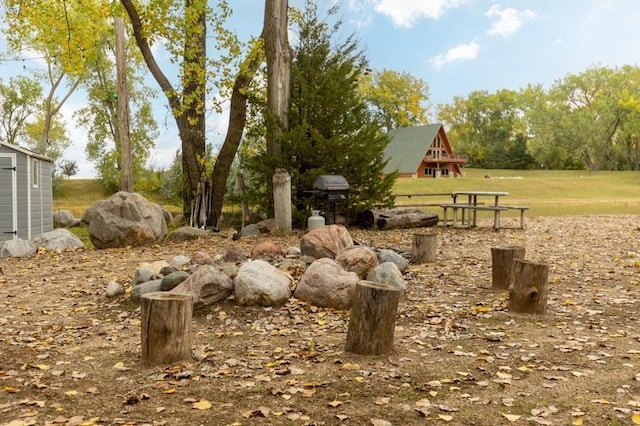 view of yard