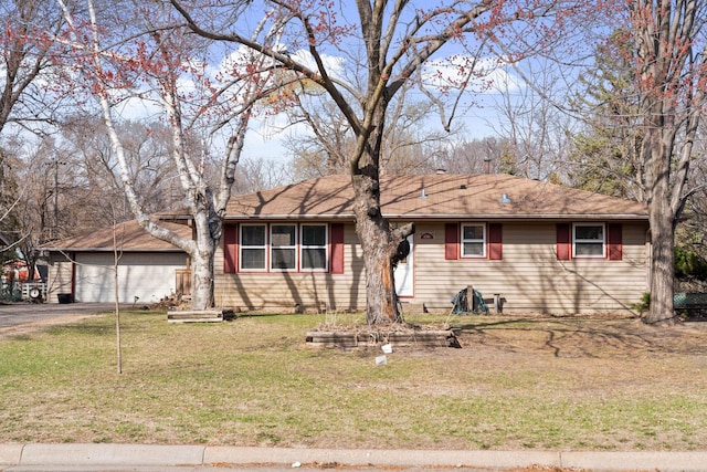 11740 Texas Ave N, Champlin, MN 55316 - single story home with driveway, a front yard, and a garage