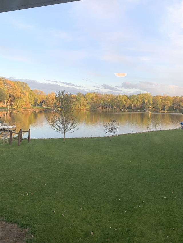 12329 Timber Ln, Maple Grove, MN 55369 - water view with a heavily wooded area