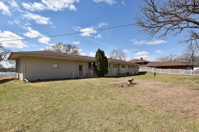 back of house featuring stucco siding
