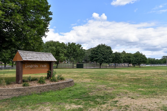 view of yard
