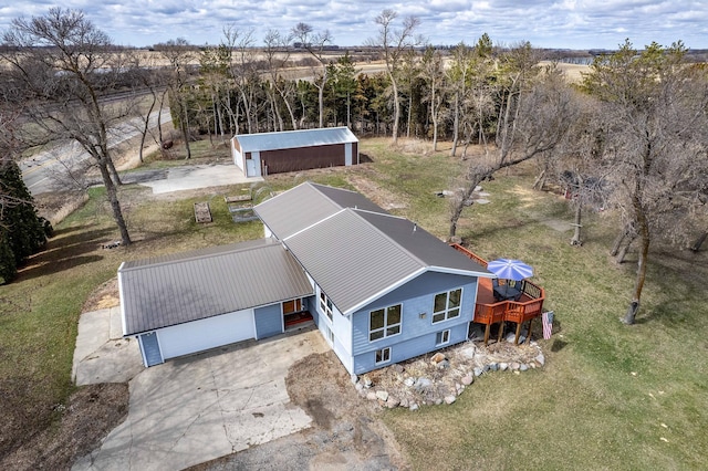 918 Division St, Elbow Lake, MN 56531 - view from above of property