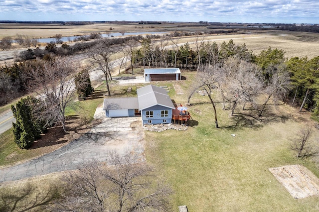 918 Division St, Elbow Lake, MN 56531 - overview of rural landscape with a large body of water