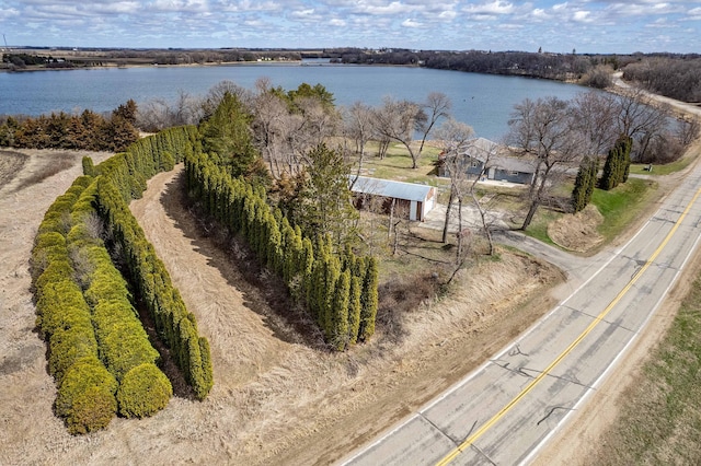 918 Division St, Elbow Lake, MN 56531 - bird's eye view of a nearby body of water