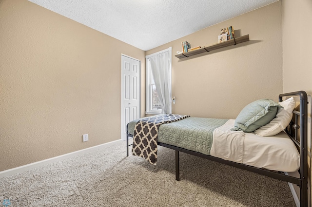 804 8th St N Unit 2, Fargo, ND 58102 - bedroom with carpet, a textured wall, and a textured ceiling