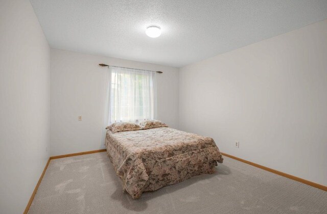 12626 43rd St NE, Saint Michael, MN 55376 - bedroom with light colored carpet, baseboards, and a textured ceiling