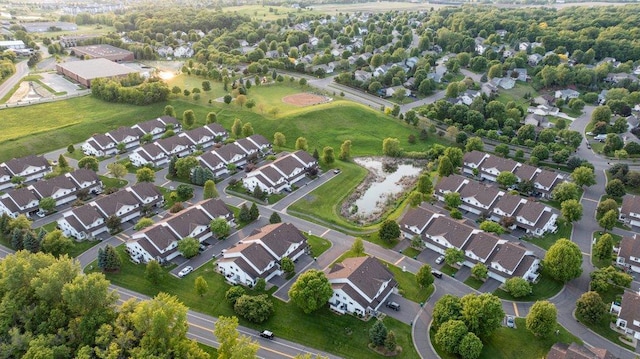 12626 43rd St NE, Saint Michael, MN 55376 - aerial view of residential area with a nearby body of water