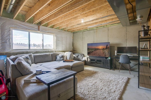 17917 Hayes Ave, Lakeville, MN 55044 - living room featuring finished concrete flooring
