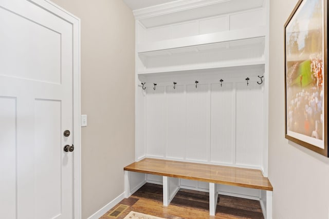 1302 Windrush Rd, Buffalo, MN 55313 - mudroom with wood finished floors and baseboards