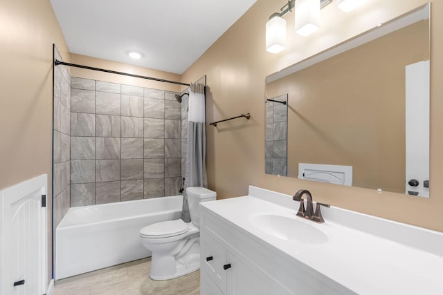1302 Windrush Rd, Buffalo, MN 55313 - full bath featuring toilet, shower / tub combination, and vanity