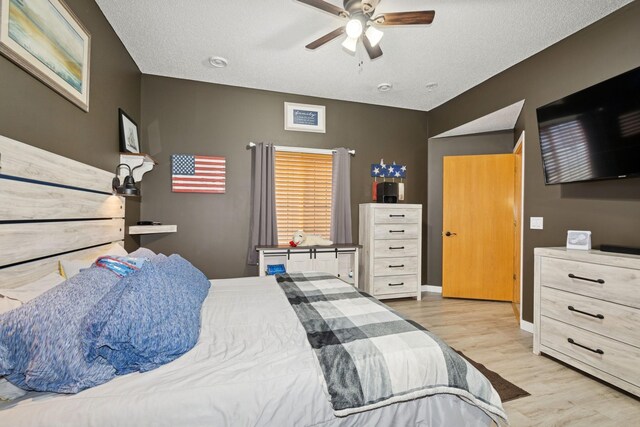 4674 Eagle Ridge Ln, Monticello, MN 55362 - bedroom with a ceiling fan and light wood-style floors