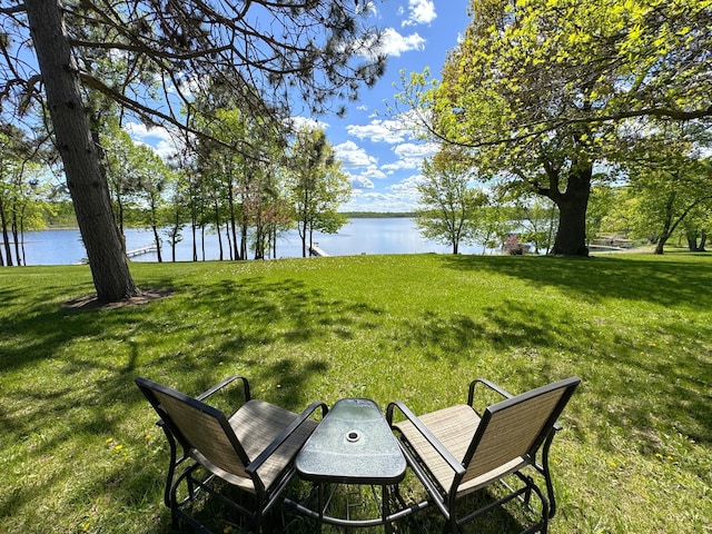 36777 311th Ln, Aitkin, MN 56431 - view of grassy yard featuring a water view