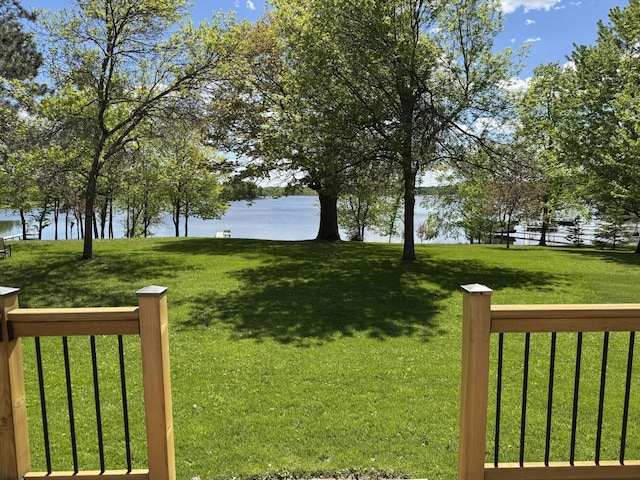 36777 311th Ln, Aitkin, MN 56431 - view of green lawn with a water view