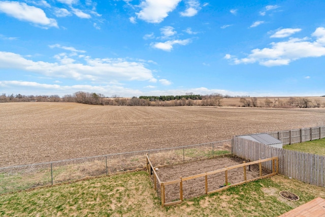 907 7th Ave, Wanamingo, MN 55983 - view of yard featuring fence private yard and a rural view