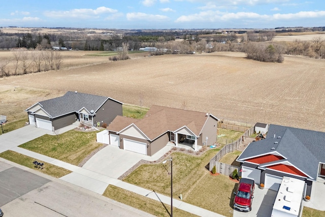 907 7th Ave, Wanamingo, MN 55983 - drone / aerial view featuring a rural view