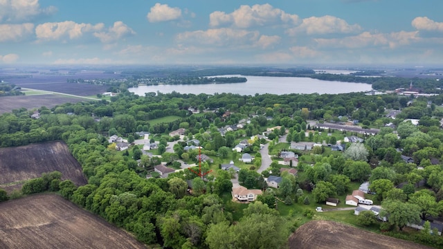 631 Pheasant Run, Winsted, MN 55395 - bird's eye view of a large body of water