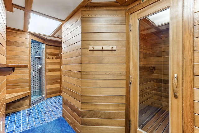 5411 Southwood Dr, Bloomington, MN 55437 - view of sauna featuring tile patterned floors
